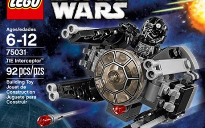 New Star Wars TIE Interceptor Microfighters Lego Set available now!
