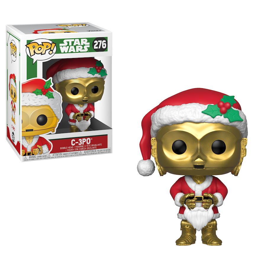 SW C-3PO as Santa Funko Pop! Bobble Head Toy