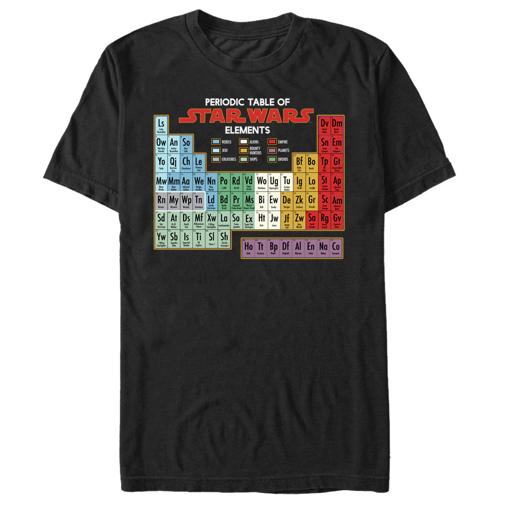 SW Periodic Table of Elements Graphic T-Shirt