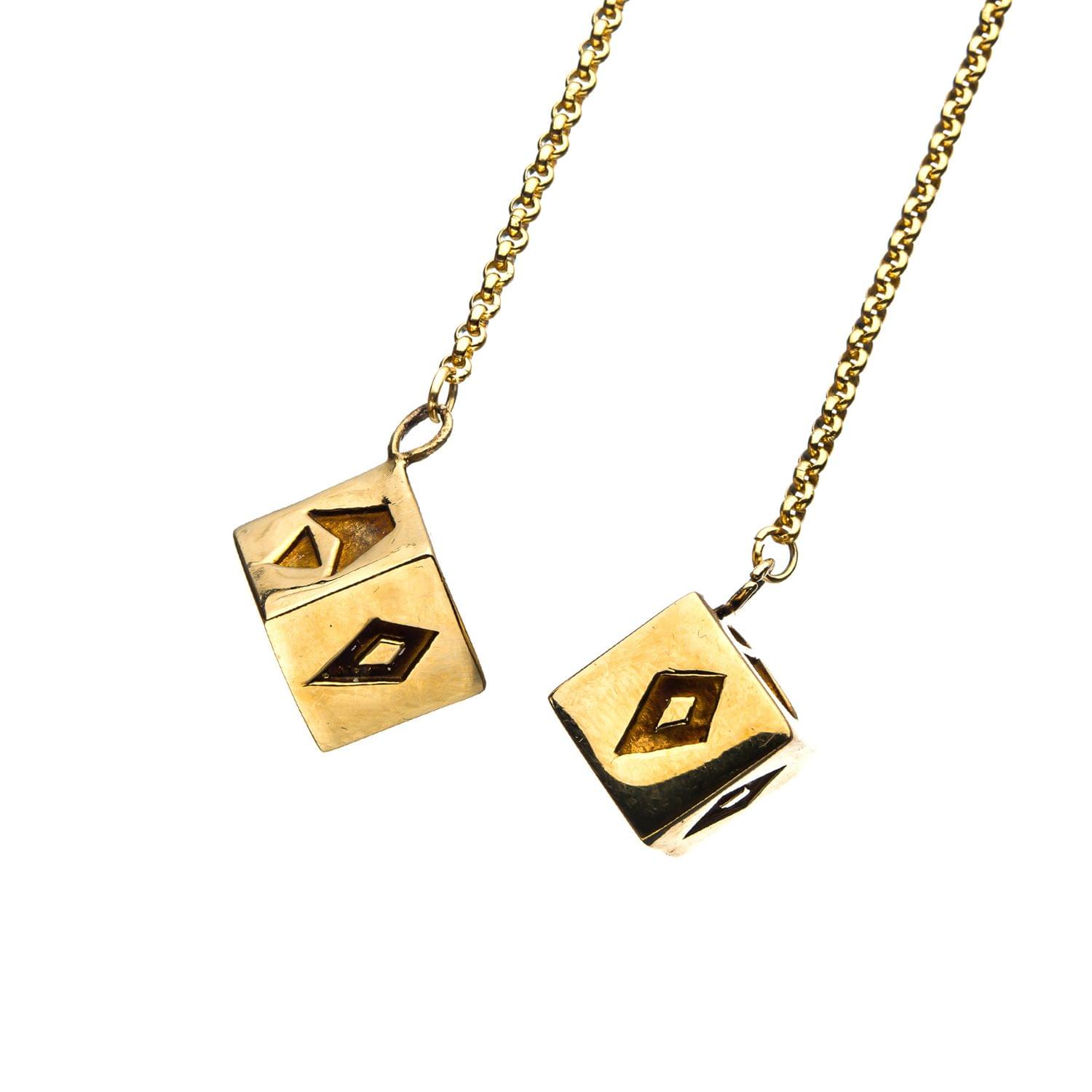 Solo: ASWS Corellian Gold 3D Dice Necklace 2
