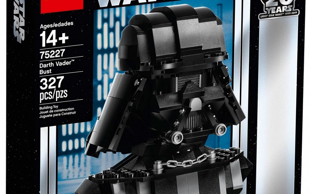 New A New Hope Darth Vader 20th Anniversary Edition Bust Lego Set available!