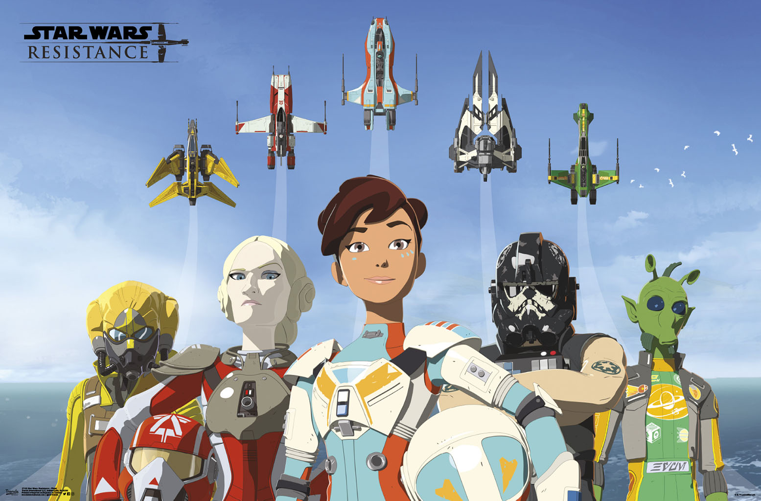 New Star Wars Resistance Flight Paper Poster now available!