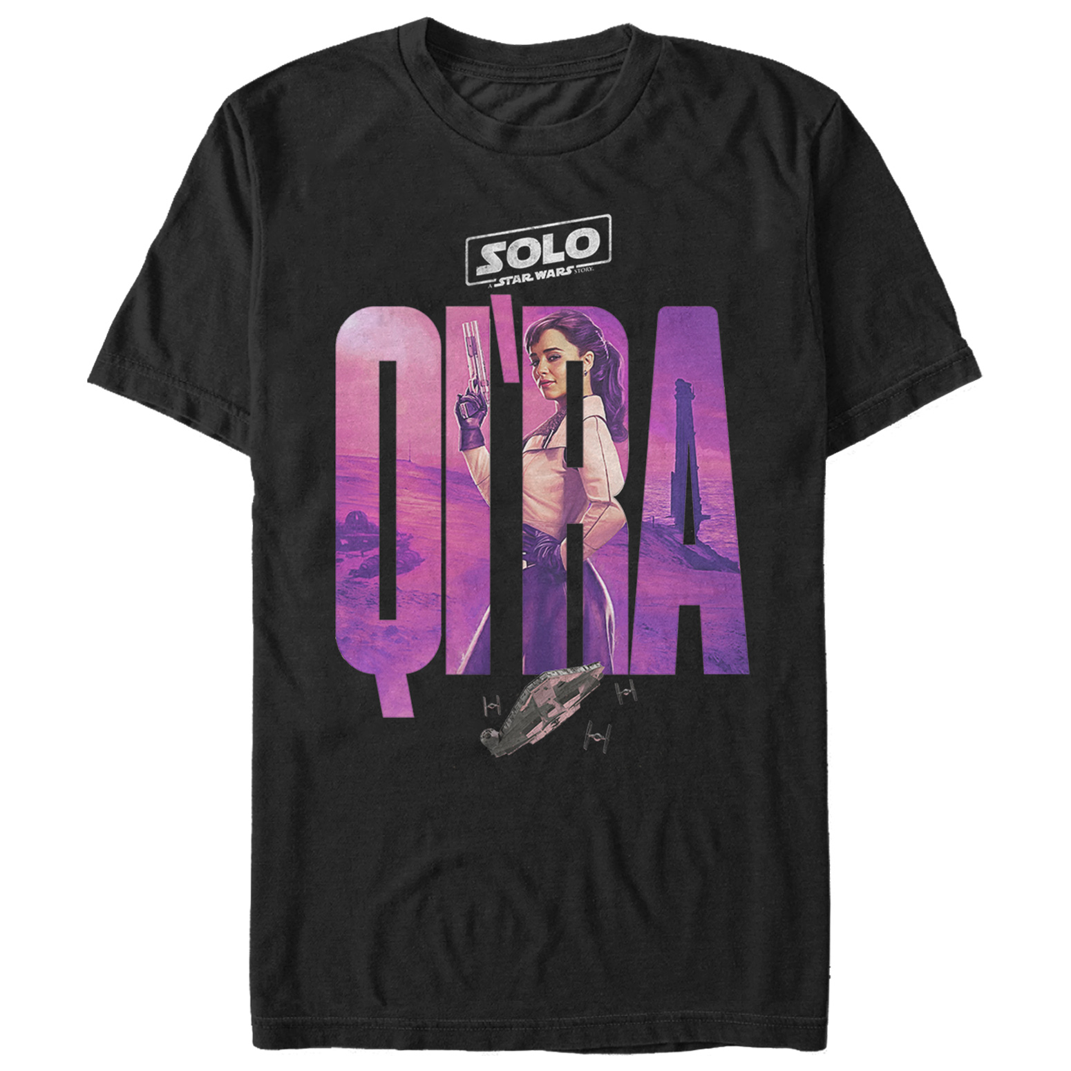 Solo: ASWS Qi'Ra Movie Poster T-Shirt