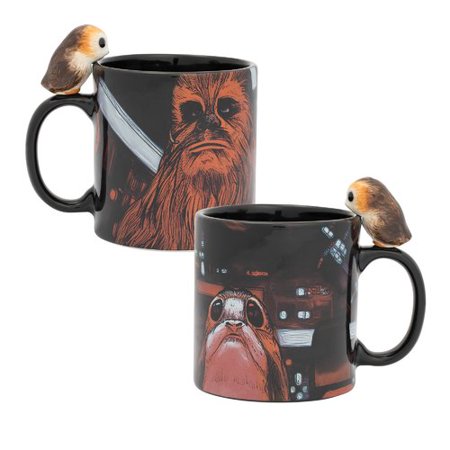 New Last Jedi Peeking Porg Sculpted Ceramic Mug now available!