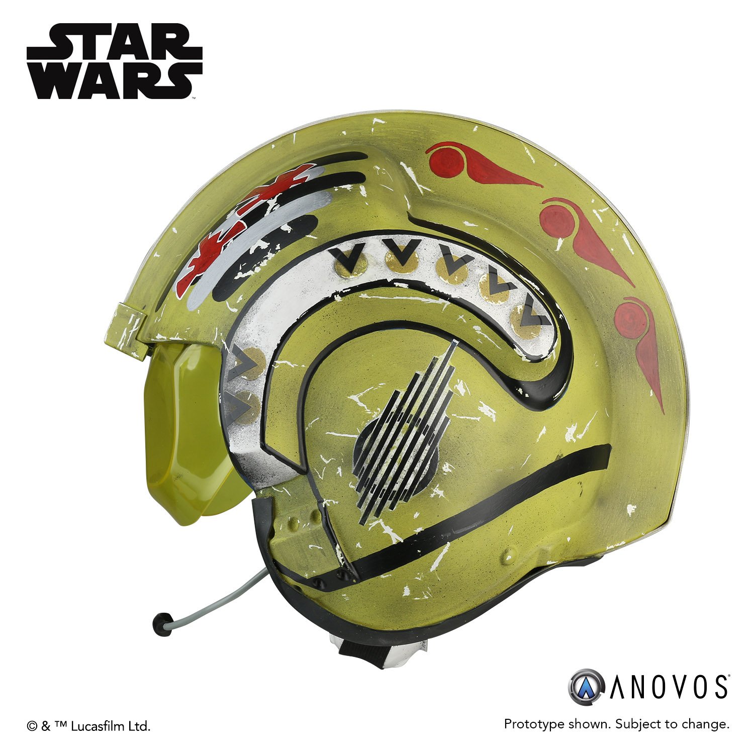 ANH Garven Dreis's X-Wing Pilot Helmet Accessory 3