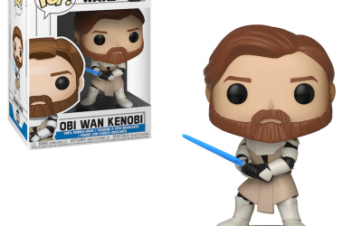 New Star Wars The Clone Wars Obi-Wan Kenobi Bobble Head Toy available now!