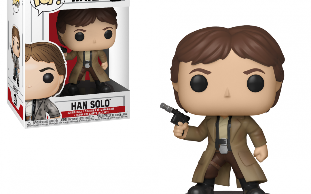 New Return of the Jedi Funko Pop! Han Solo (Endor Outfit) Bobble Head Toy now available!