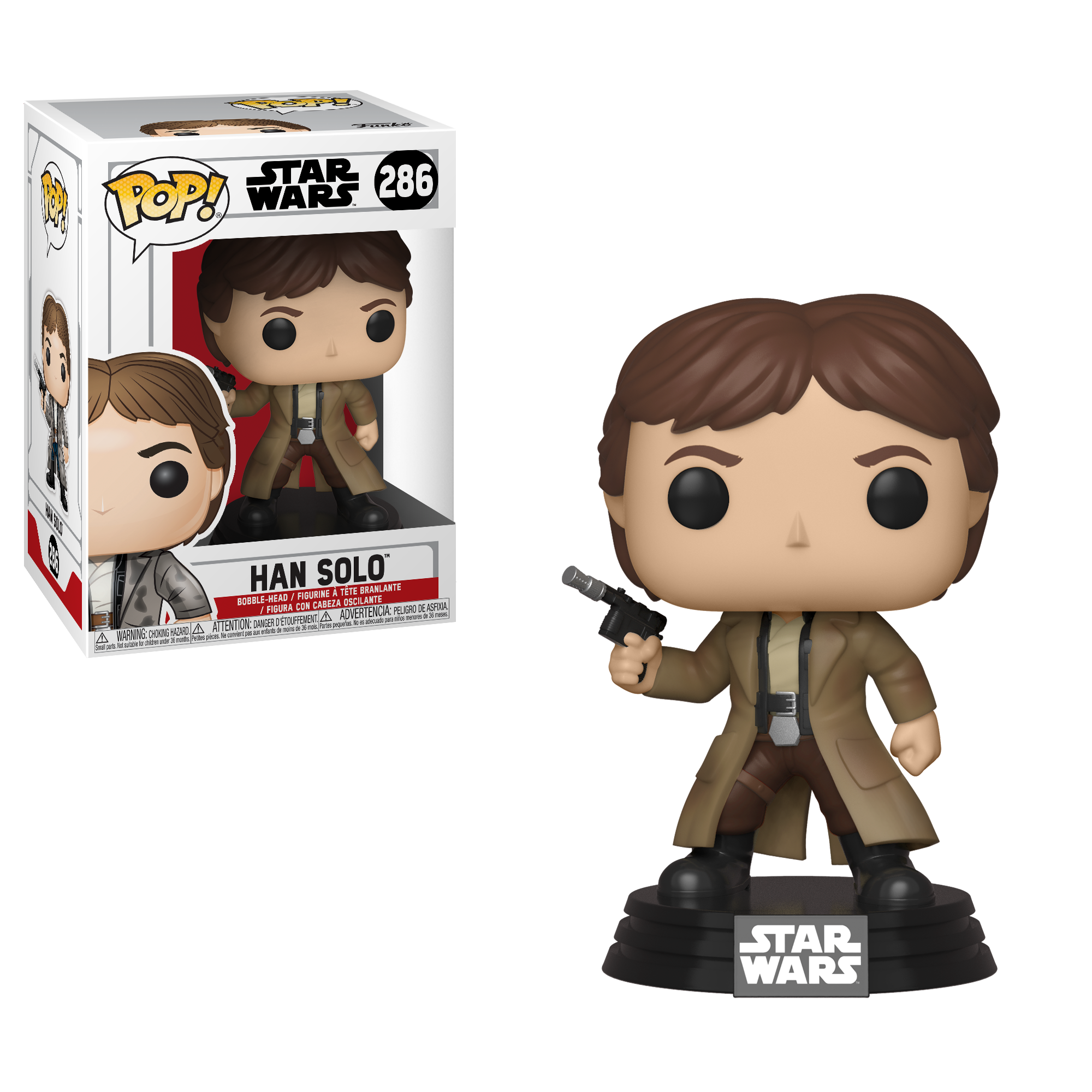 ROTJ Han Solo (Endor Outfit) Bobble Head Toy