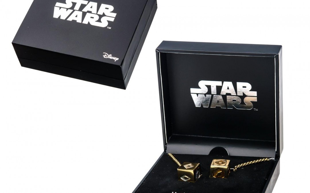 New Solo Movie Corellian Gold 3D Dice Necklace available now!