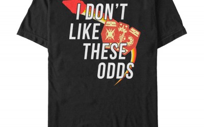 New Solo Movie "I don't like those odds" Sabacc T-Shirt now available!