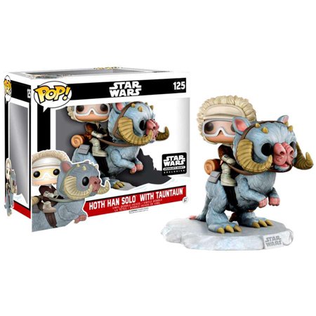 New Empire Strikes Back Funko Pop! Han Solo with Tauntaun Bobble Head ...