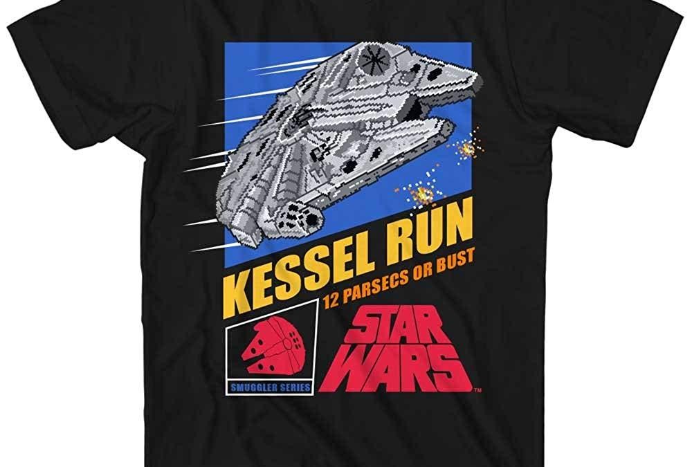 New Star Wars Millennium Falcon Kessel Run Graphic T-Shirt now available!