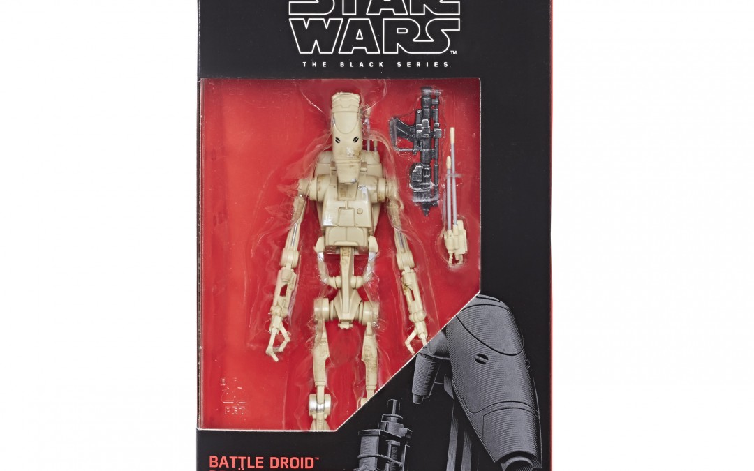 New Phantom Menace Black Series Battle Droid Figure now available!