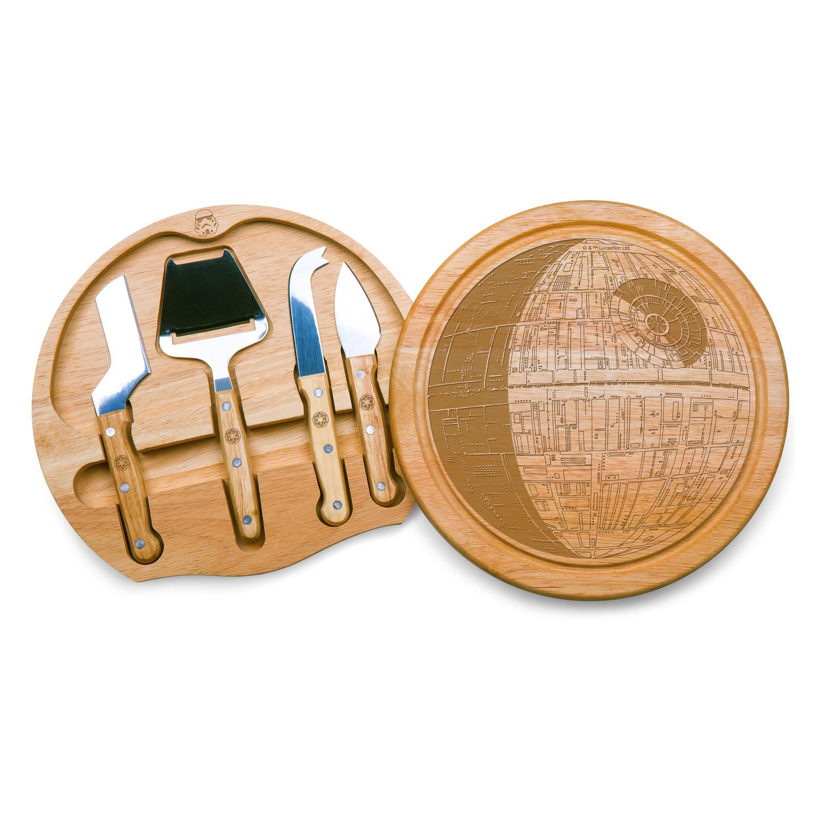 SW Death Star Cheese Board & Tools Set 2