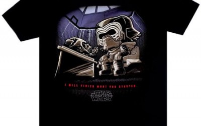 New Force Awakens Funko Kylo Ren with Vader's mask T-Shirt now available!