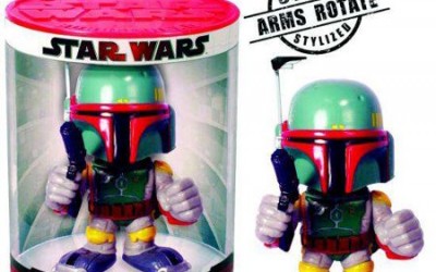 New Star Wars Boba Fett Funko Force Bobble Head Toy available!
