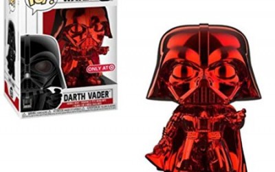 New Star Wars Funko Darth Vader Red Chrome Bobble Head Toy available now!