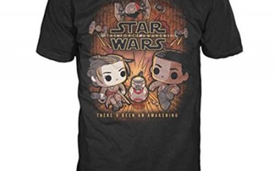 New Force Awakens Funko Rey & Finn Running T-Shirt available now!