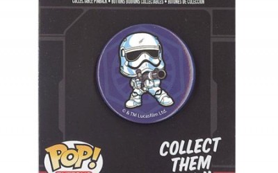 New Force Awakens Funko First Order Stormtrooper Pinback Button available now!