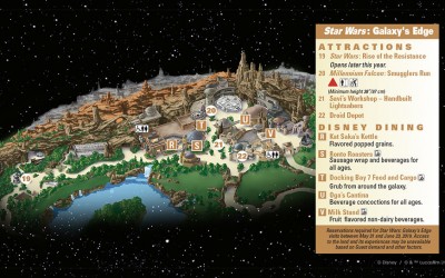Star Wars Galaxy's Edge Park Guidemap now revealed!