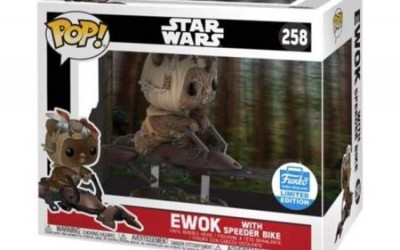 New Return of the Jedi Funko Ewok with Speeder Bike Bobble Head Toy available!