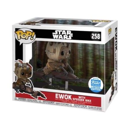 New Return of the Jedi Funko Ewok with Speeder Bike Bobble Head Toy available!