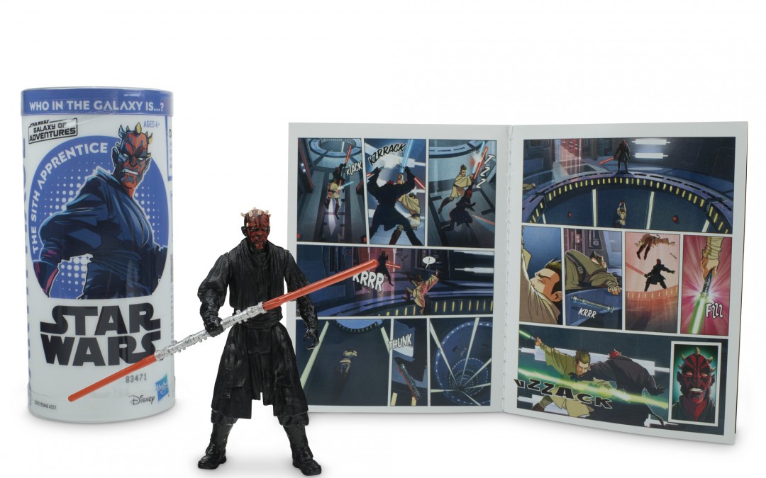 New Phantom Menace Galaxy of Adventures Darth Maul Figure available now!