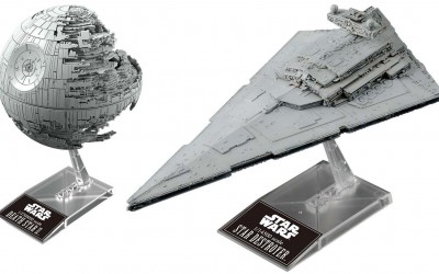 New Return of the Jedi Death Star II & Star Destroyer Model Kit Set in stock!