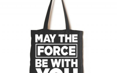 May the Fourth Be With You Canvas Tote Bag Best Price Ever!