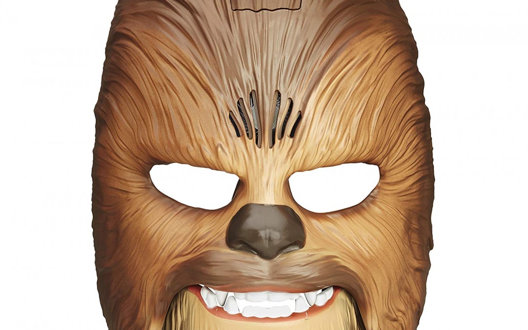 Solo Movie Chewbacca Wookiee Sounds Mask Best Price Ever!