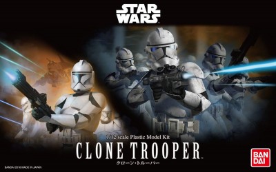New Revenge of the Sith Clone Trooper Plastic Model Kit available now!