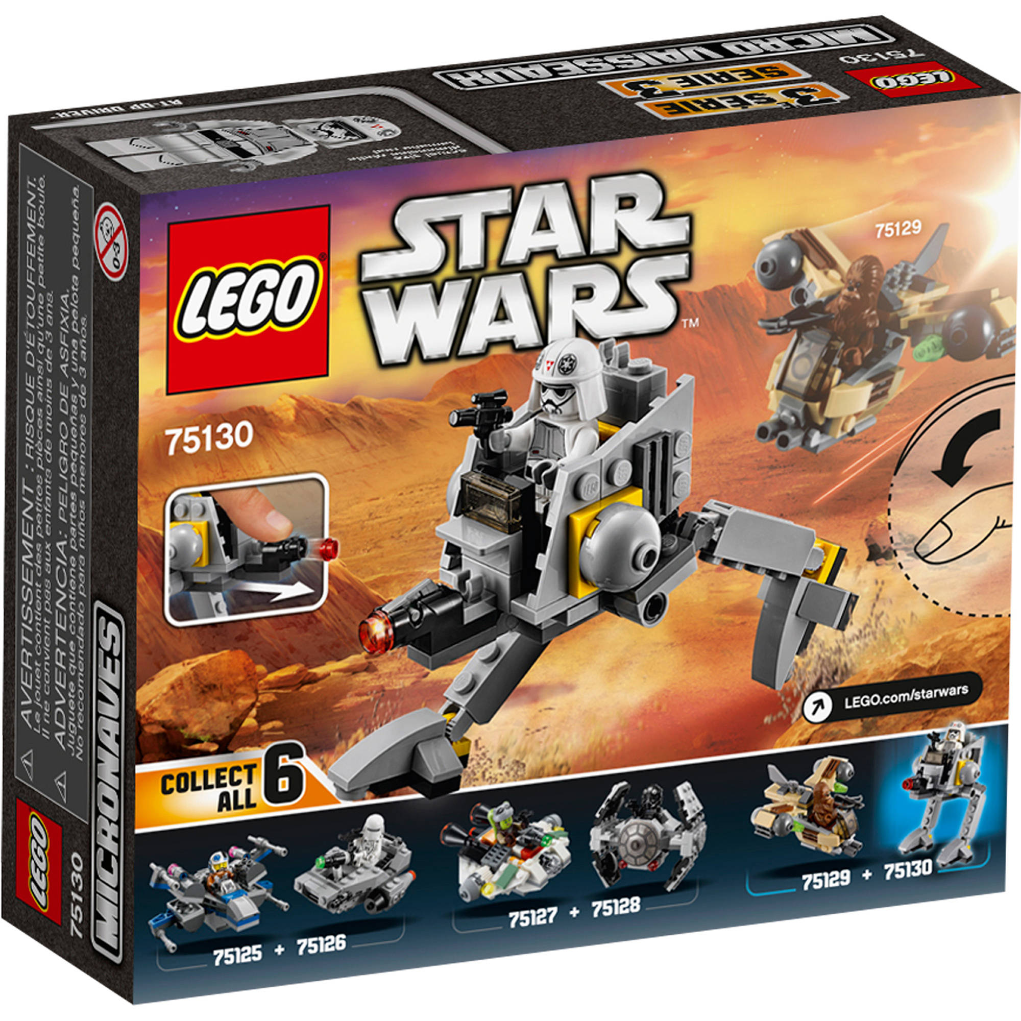 New Star Wars Rebels ATDP Microfighters Lego Set now available!