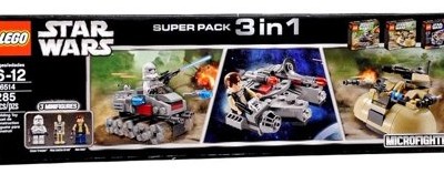 New Star Wars Lego Microfighters 3 in 1 Set available now!