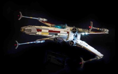 New A New Hope X-Wing Fighter Lightning Lego Set in stock!