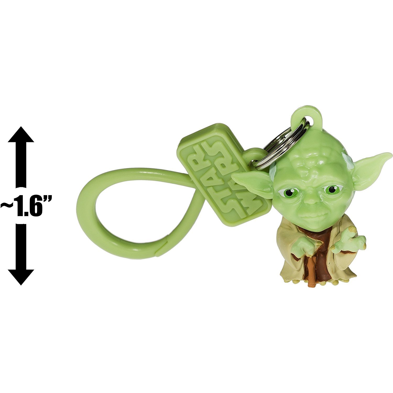 SW Yoda Mini-Figural Bag Clip