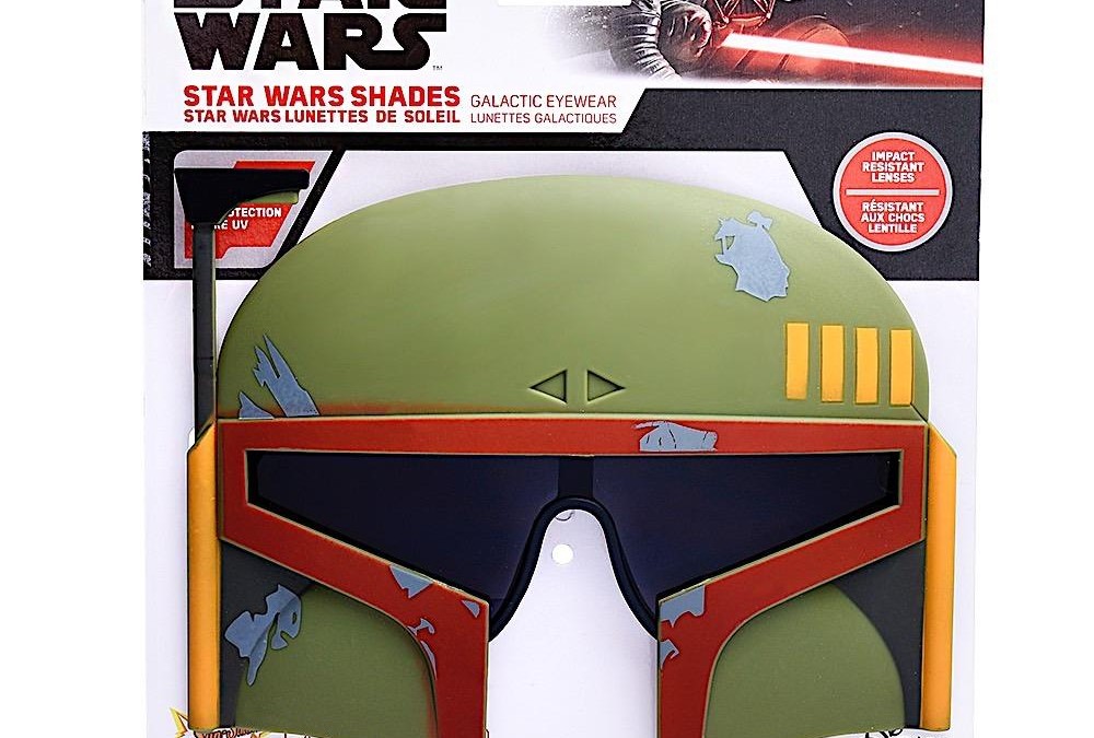 New Star Wars Boba Fett Sun-Stache Sunglasses available!