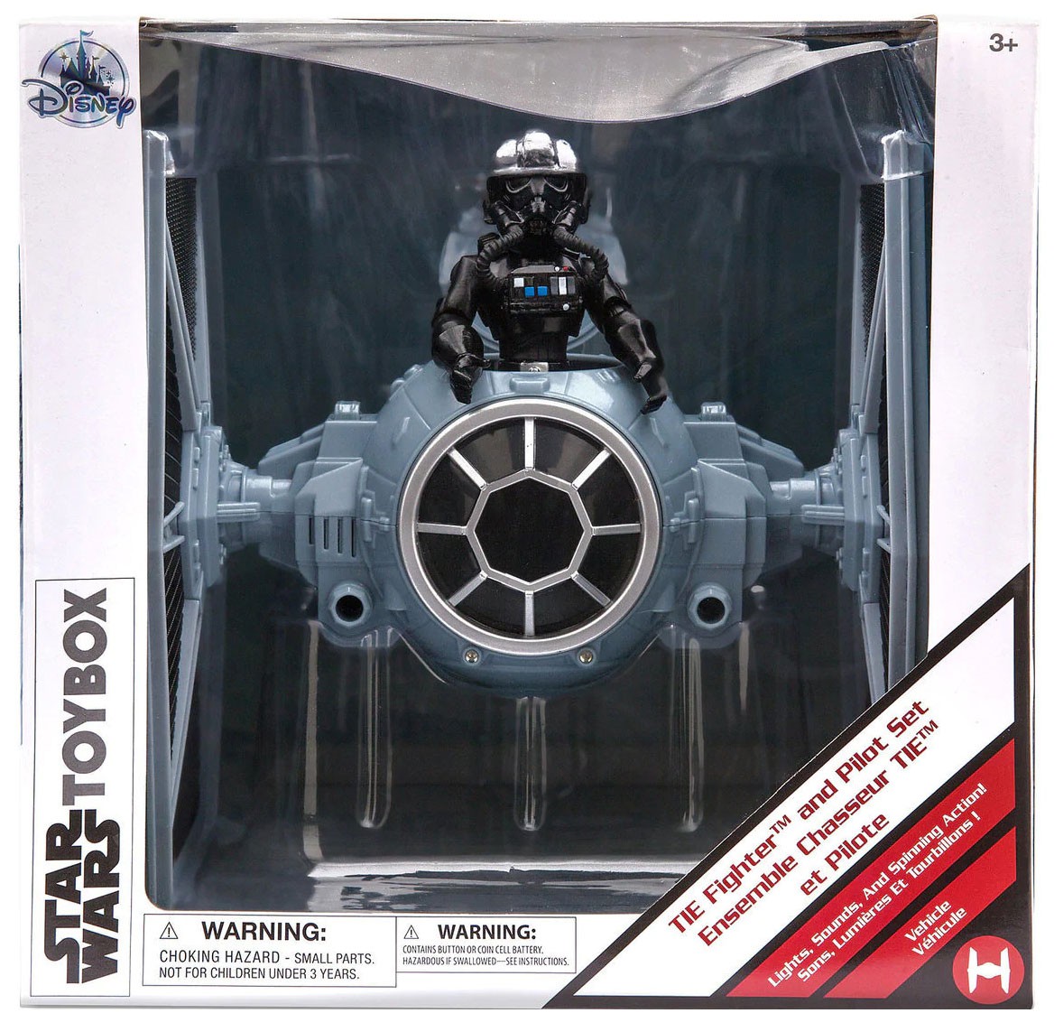 SW Imperial TIE Fighter & Pilot Toybox Play set 1