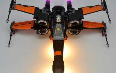 New Last Jedi Poe's X-Wing Fighter Lighting Lego set available!