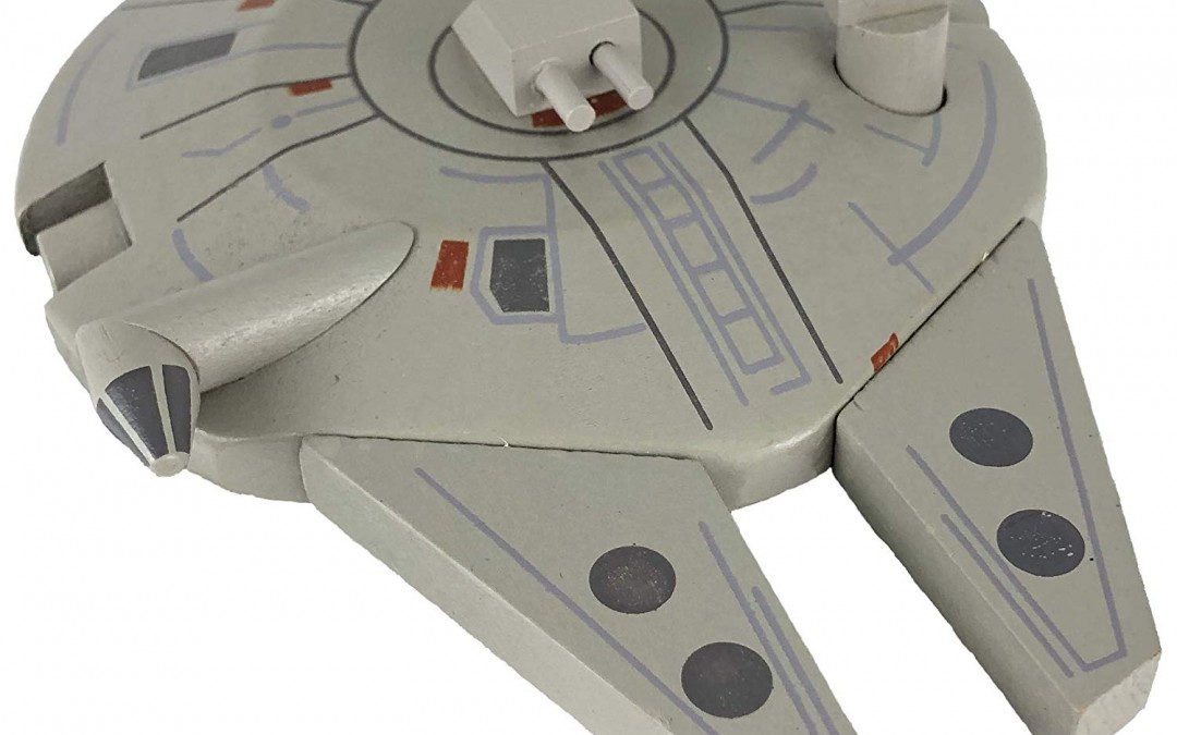 New Galaxy's Edge Millennium Falcon Wooden Vehicle Toy available!