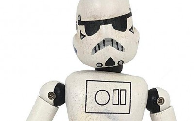 New Galaxy's Edge Stormtrooper Wooden Bendable Toy now available!