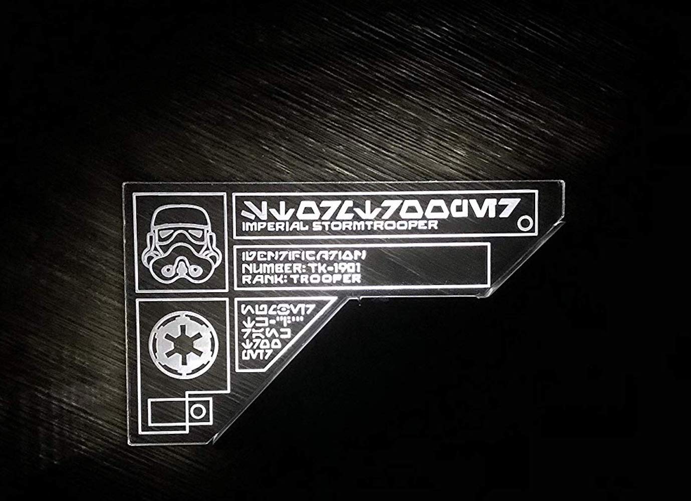 SW GE Stormtrooper Identification Card 2
