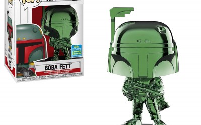 New Star Wars Boba Fett Green Chrome Bobble Head Toy available!
