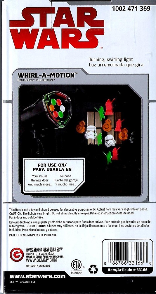 TLJ Whirl-A-Motion Light-Show Projection Light 2