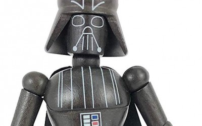 New Galaxy's Edge Darth Vader Bendable Wooden Figure available!