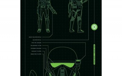 New Rogue One Deathtrooper Schematics Movie Poster available!