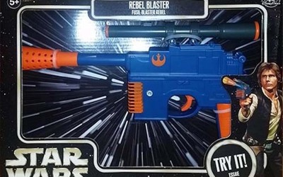 New Star Wars Han Solo Rebel Electronic Blaster now available!