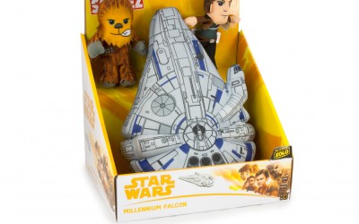 New Solo Movie Millennium Falcon Plush Toy Play Set available!