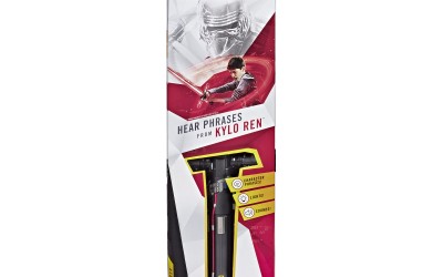 New Rise of Skywalker Kylo Ren Electronic Lightsaber Toy available!