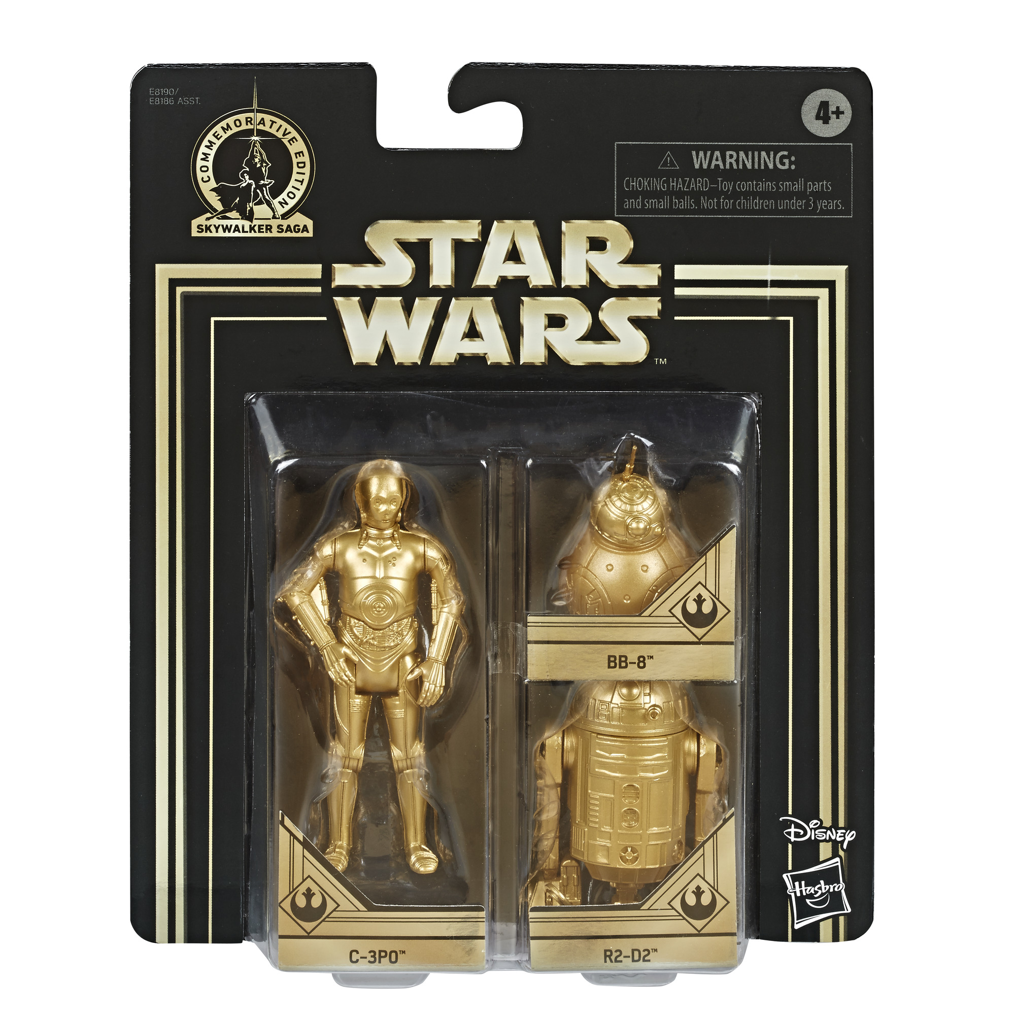 TROS C-3PO, BB-8 and R2-D2 Gold Figure 3-Pack 1