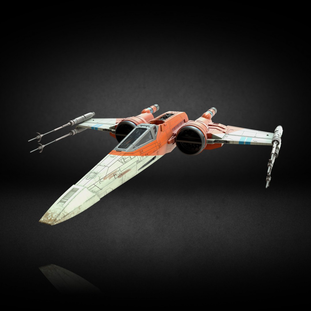 New Rise of Skywalker Poe Dameron’s X-Wing Fighter Vintage Vehicle Toy ...